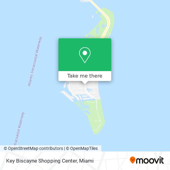 Key Biscayne Shopping Center map