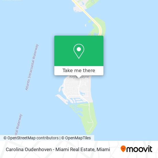 Mapa de Carolina Oudenhoven - Miami Real Estate