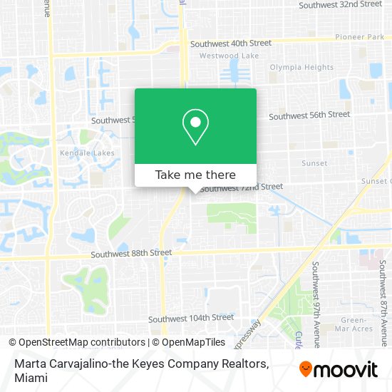 Marta Carvajalino-the Keyes Company Realtors map