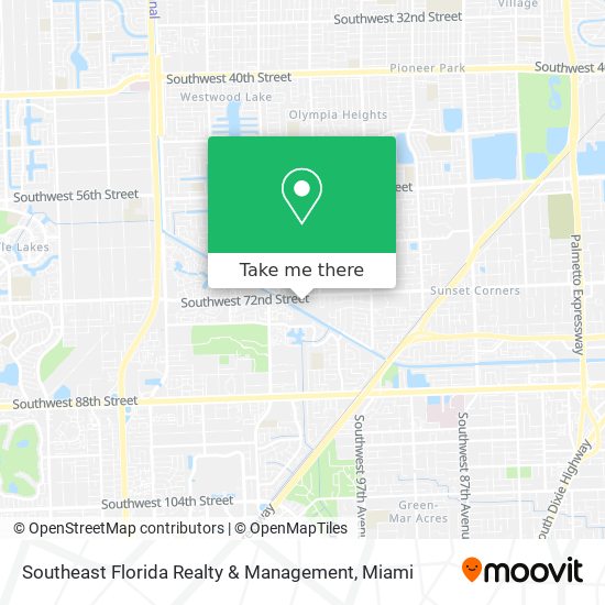 Southeast Florida Realty & Management map