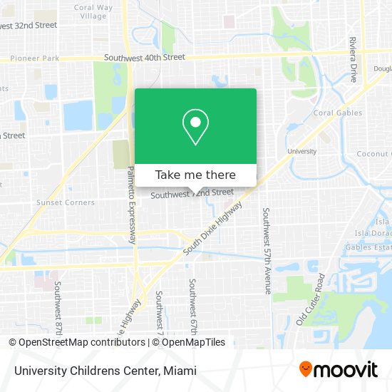 University Childrens Center map