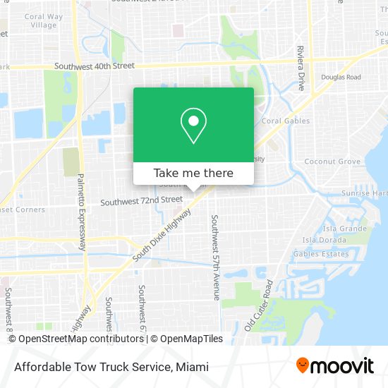 Mapa de Affordable Tow Truck Service