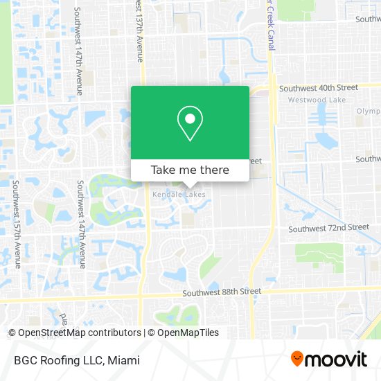 Mapa de BGC Roofing LLC