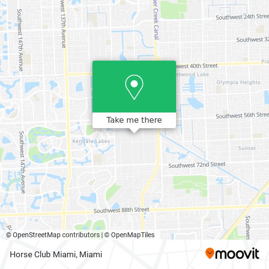 Mapa de Horse Club Miami