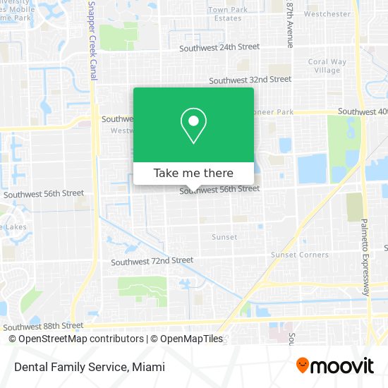 Dental Family Service map