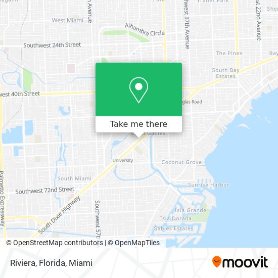 Mapa de Riviera, Florida