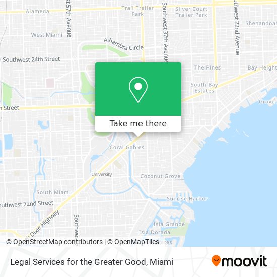 Mapa de Legal Services for the Greater Good