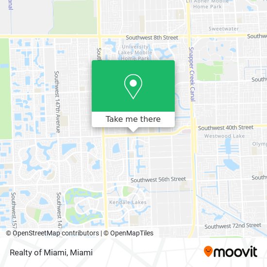 Realty of Miami map