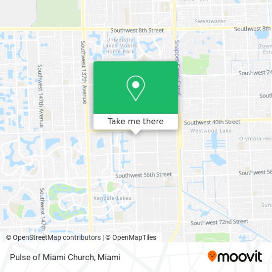 Pulse of Miami Church map