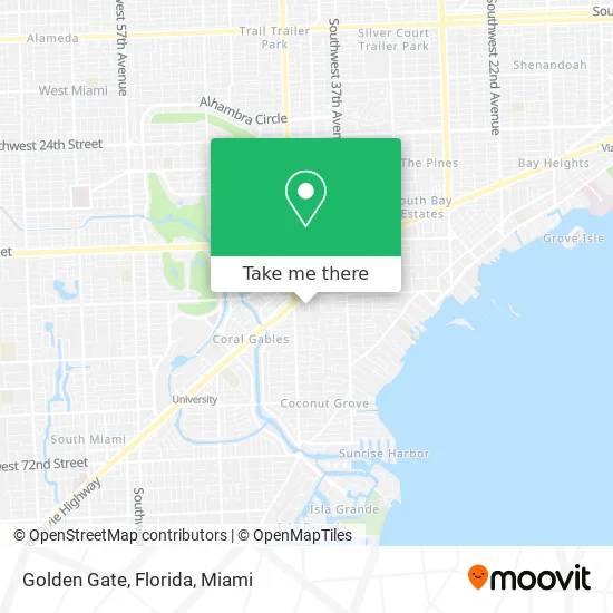 Mapa de Golden Gate, Florida