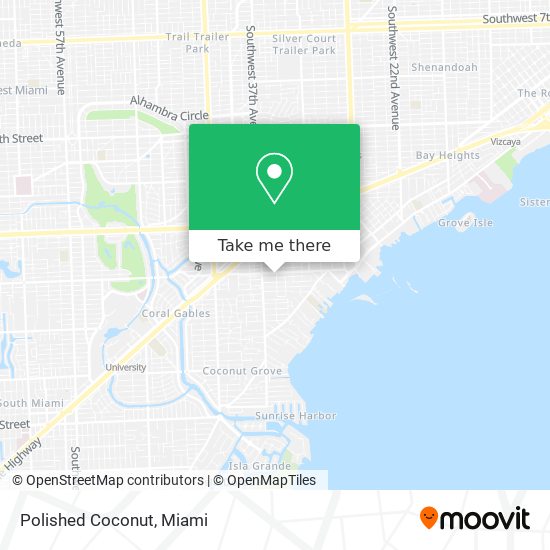 Mapa de Polished Coconut