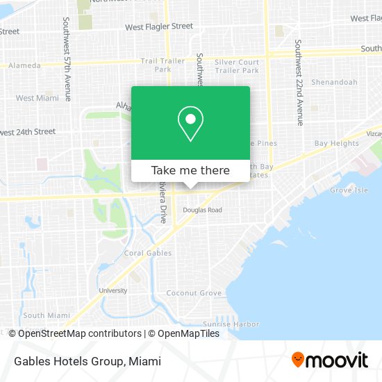 Gables Hotels Group map