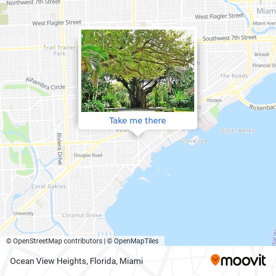 Ocean View Heights, Florida map