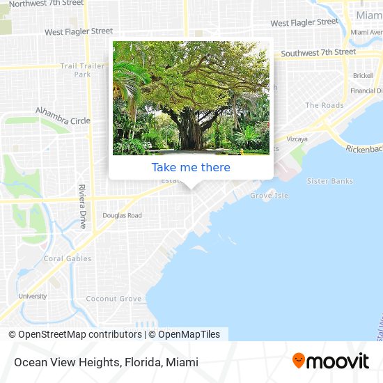 Mapa de Ocean View Heights, Florida