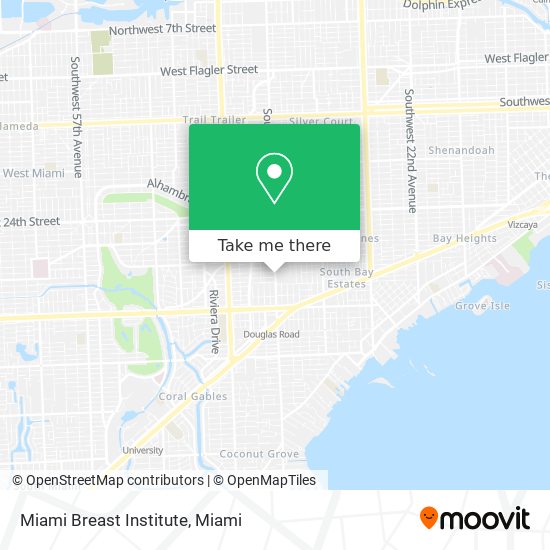 Miami Breast Institute map