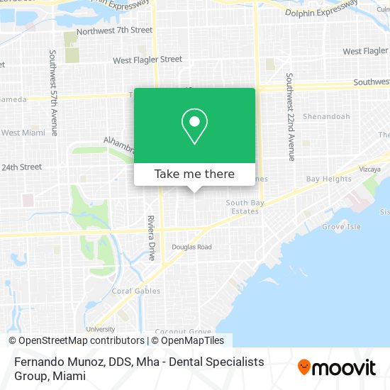 Fernando Munoz, DDS, Mha - Dental Specialists Group map