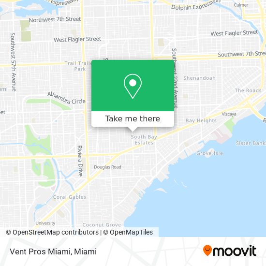 Mapa de Vent Pros Miami