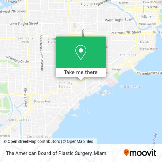 The American Board of Plastic Surgery map