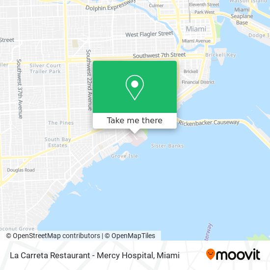 La Carreta Restaurant - Mercy Hospital map