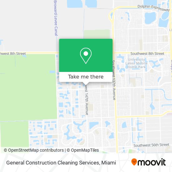 General Construction Cleaning Services map