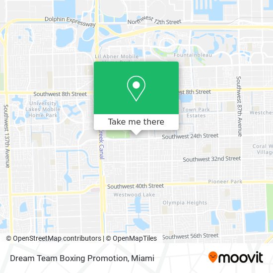 Dream Team Boxing Promotion map