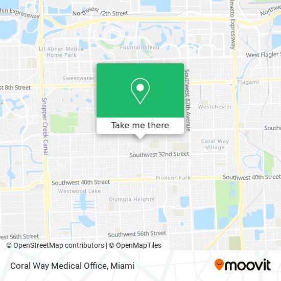 Mapa de Coral Way Medical Office