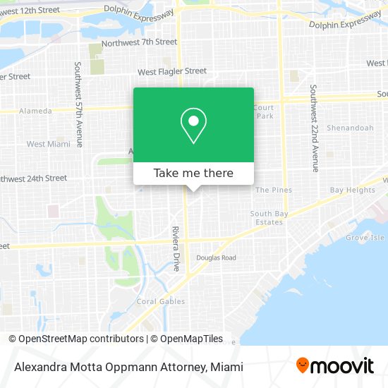 Mapa de Alexandra Motta Oppmann Attorney