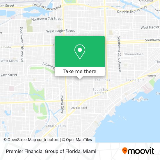 Mapa de Premier Financial Group of Florida