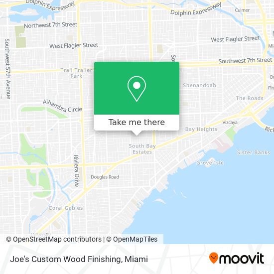 Joe's Custom Wood Finishing map