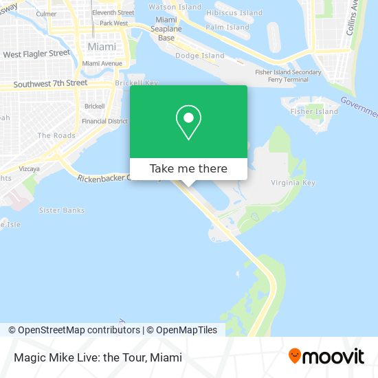 Mapa de Magic Mike Live: the Tour