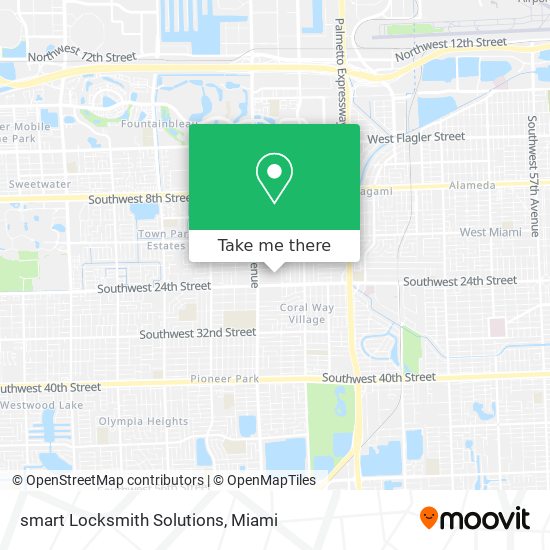 Mapa de smart Locksmith Solutions