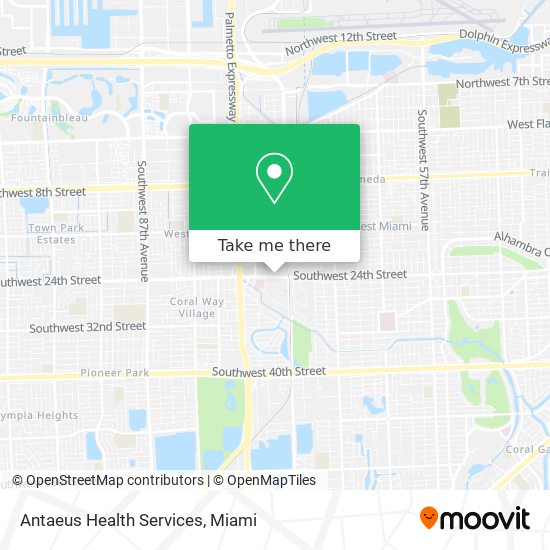 Antaeus Health Services map