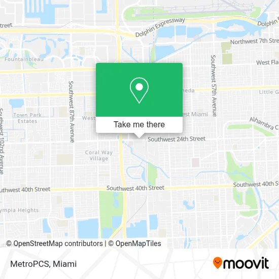 MetroPCS map