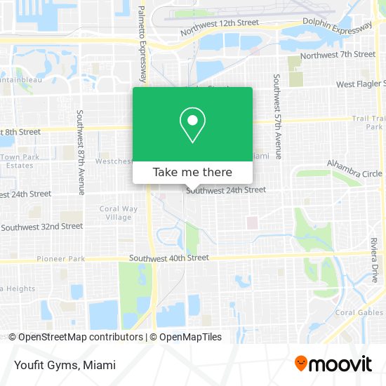 Youfit Gyms map