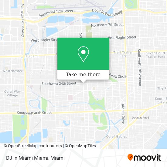 DJ in Miami Miami map