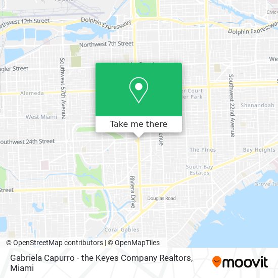 Mapa de Gabriela Capurro - the Keyes Company Realtors