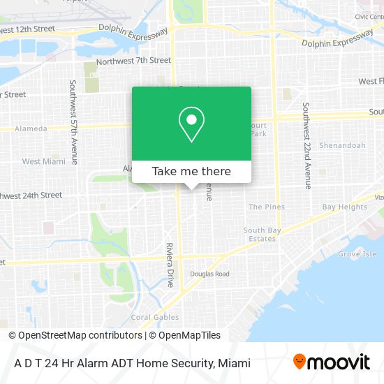 A D T 24 Hr Alarm ADT Home Security map