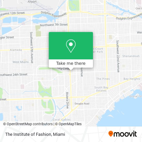 The Institute of Fashion map
