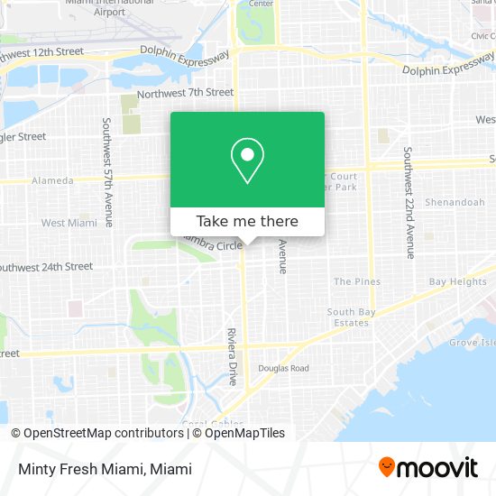 Mapa de Minty Fresh Miami
