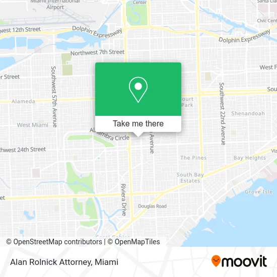 Alan Rolnick Attorney map