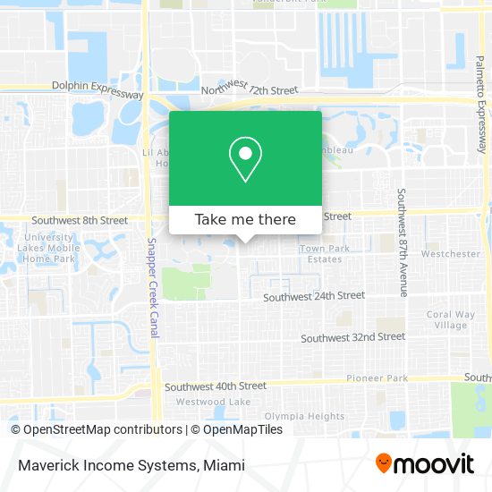 Mapa de Maverick Income Systems