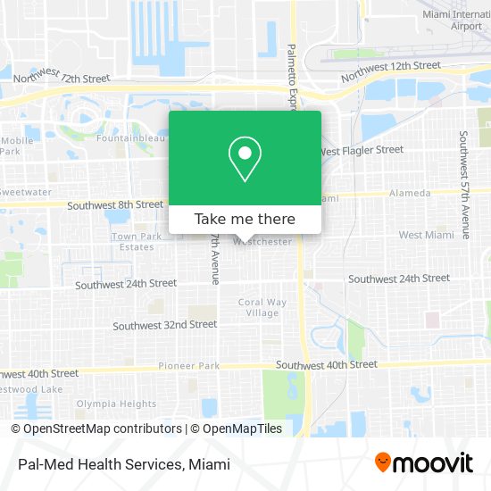 Pal-Med Health Services map