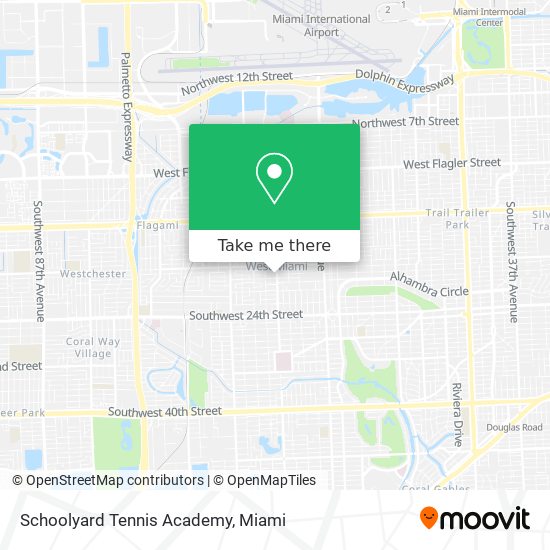 Schoolyard Tennis Academy map