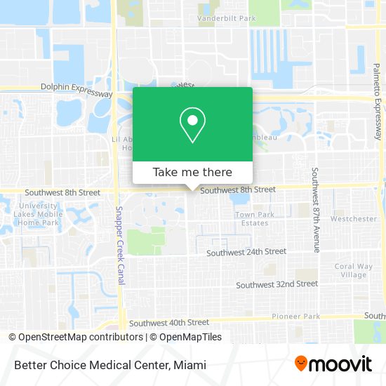 Mapa de Better Choice Medical Center