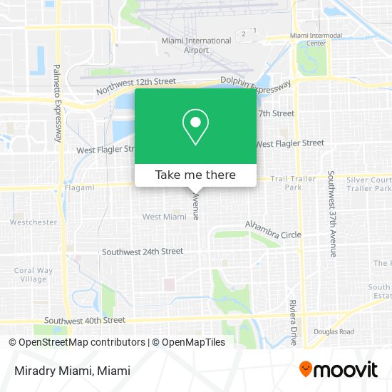 Miradry Miami map