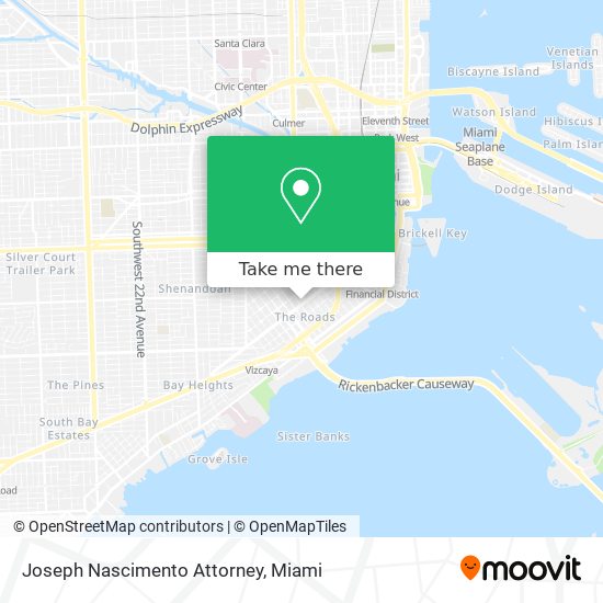 Joseph Nascimento Attorney map