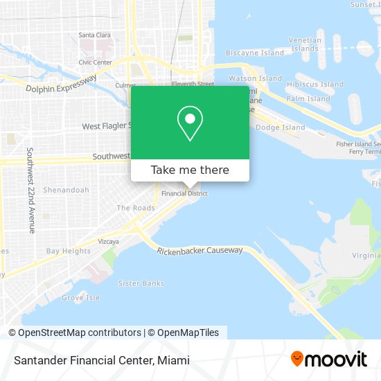 Santander Financial Center map