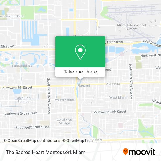 The Sacred Heart Montessori map