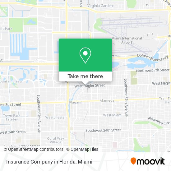 Insurance Company in Florida map