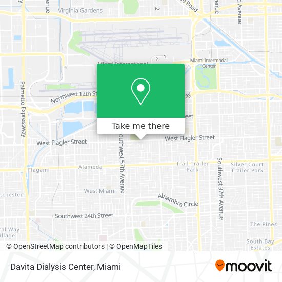 Davita Dialysis Center map